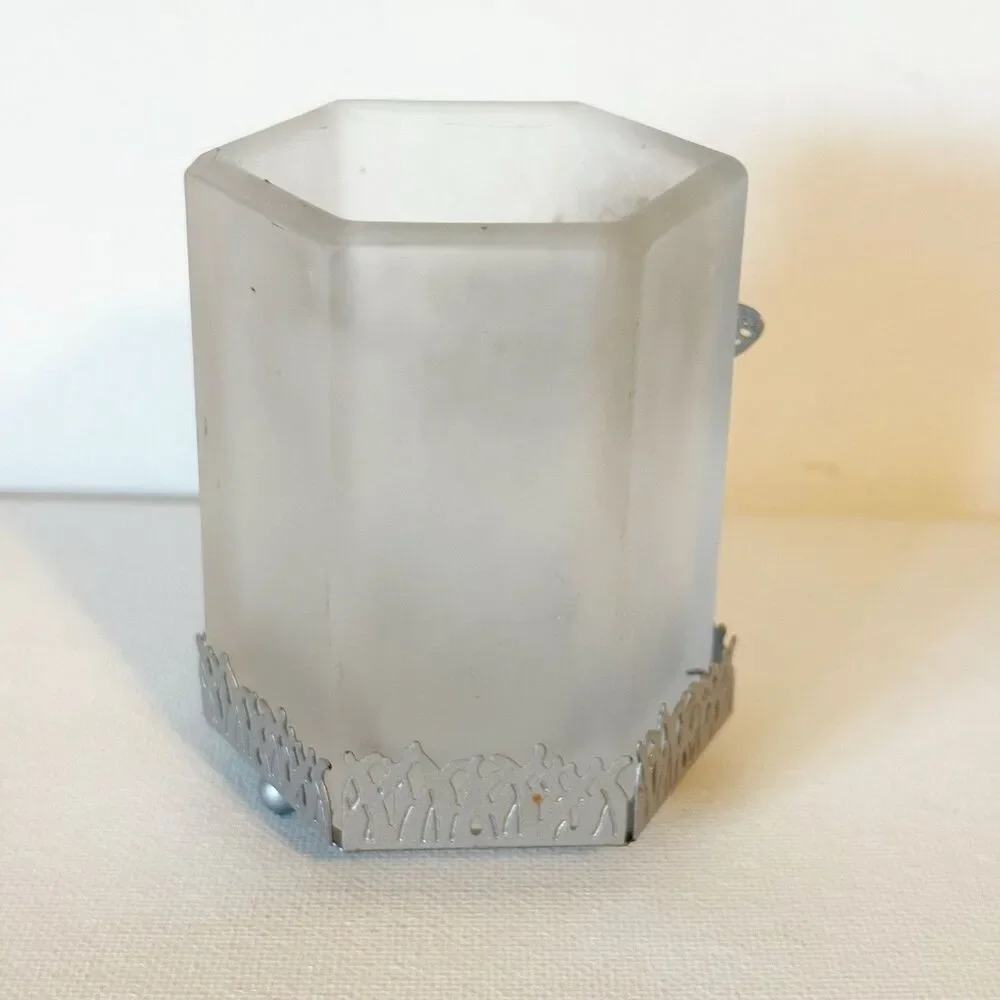 PartyLite Dragonfly Votive Tealight Candle Holder (P7234) Frosted Glass 2.5X3 - Picture 5 of 9